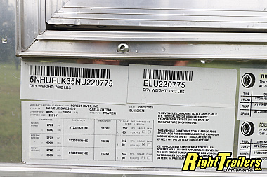 Used 2022 8.5x34 Cargo Mate Race Trailer