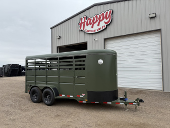 2026 Delco 6'x16' BP Livestock Trailer - S6