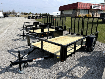 New 2026 Quality Steel and Aluminum 74 x12' Steel Utility Trailer