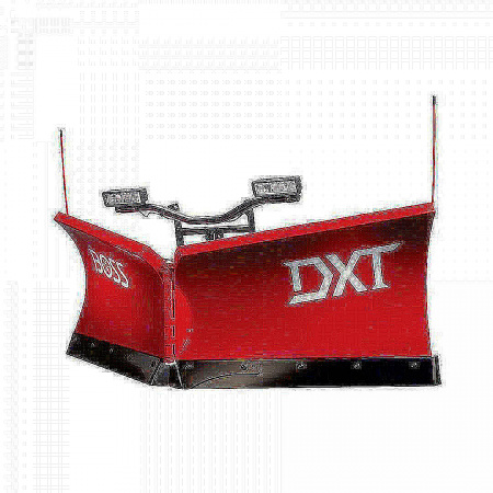 New BOSS Snowplow 9'2  Poly DXT V-Plow - Dual Trip Edge
