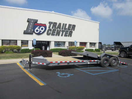 New 2025 Midsota 7 x 24(18+6) NTB24-BP-176 Tilt Trailer
