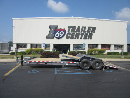 New 2025 Midsota 7 x 24(18+6) NTB24-BP-176 Tilt Trailer