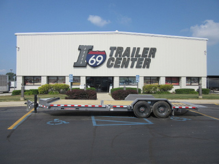 New 2025 Midsota 7 x 24(18+6) NTB24-BP-176 Tilt Trailer