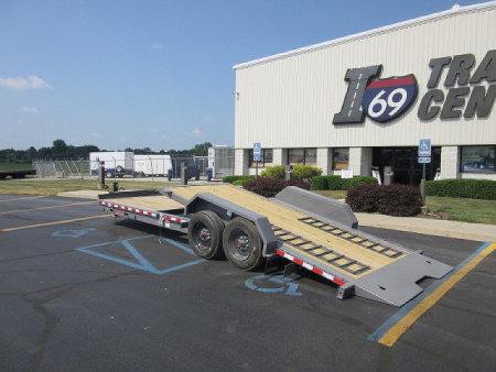 New 2025 Midsota 7 x 24(18+6) NTB24-BP-176 Tilt Trailer