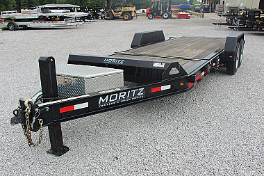 Used 2017 Moritz 7' x 16' + 4' Low Pro - Gravity Tilt - Tilt Trailer - 16000# GVW
