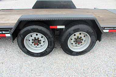Used 2017 Moritz 7' x 16' + 4' Low Pro - Gravity Tilt - Tilt Trailer - 16000# GVW