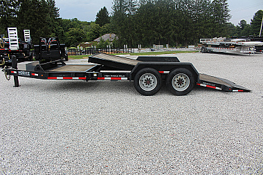 Used 2017 Moritz 7' x 16' + 4' Low Pro - Gravity Tilt - Tilt Trailer - 16000# GVW