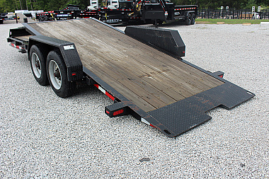 Used 2017 Moritz 7' x 16' + 4' Low Pro - Gravity Tilt - Tilt Trailer - 16000# GVW