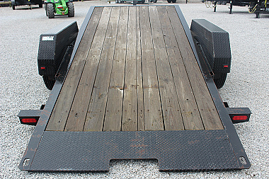 Used 2017 Moritz 7' x 16' + 4' Low Pro - Gravity Tilt - Tilt Trailer - 16000# GVW