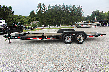 Used 2017 Moritz 7' x 16' + 4' Low Pro - Gravity Tilt - Tilt Trailer - 16000# GVW