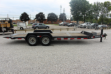 Used 2017 Moritz 7' x 16' + 4' Low Pro - Gravity Tilt - Tilt Trailer - 16000# GVW