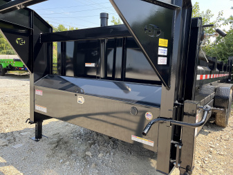 New 2025 Sure-Trac 82 X 16 LOW PROFILE GOOSENECK Dump Trailer