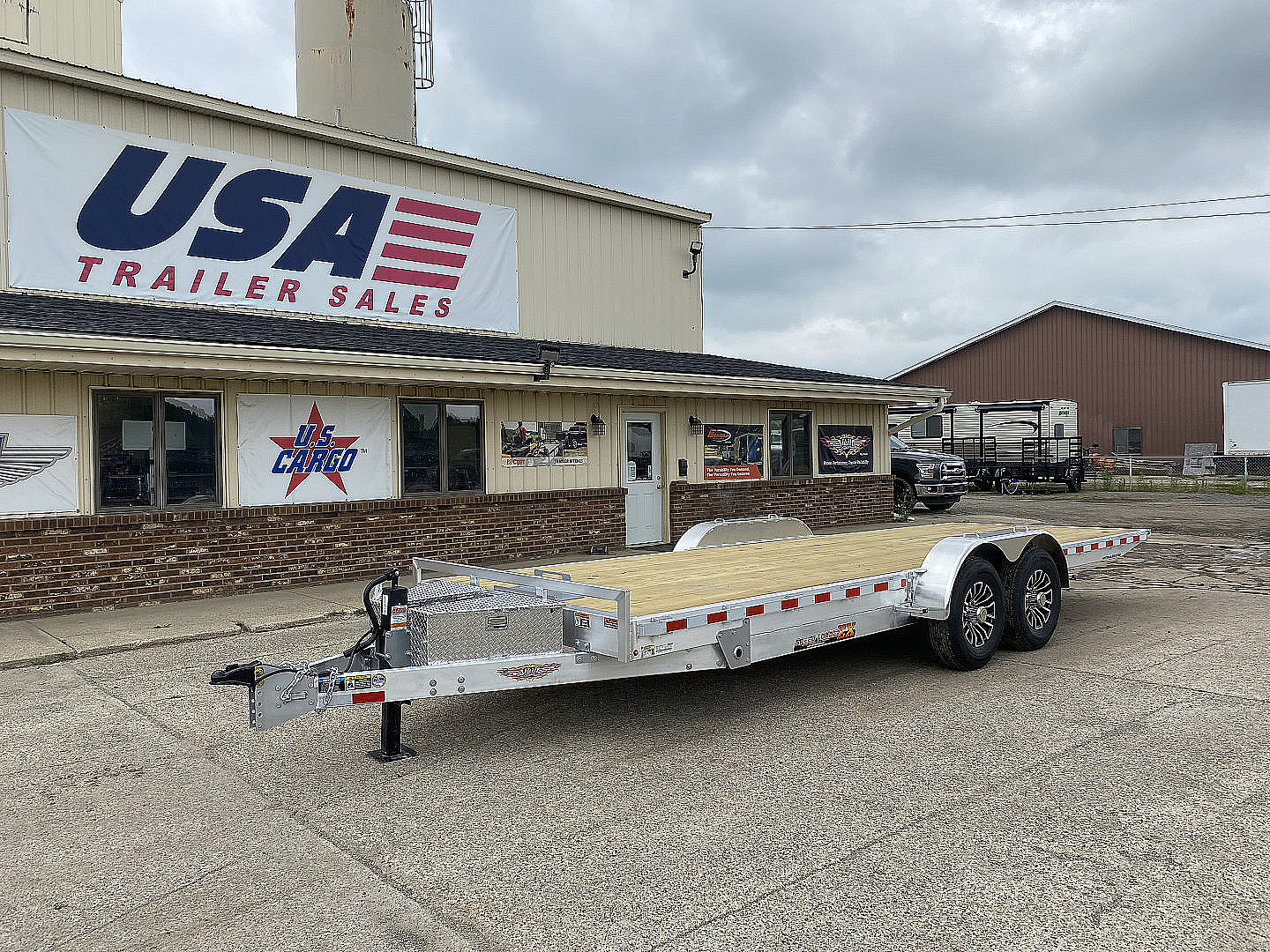 New 2025 H&H Trailers 82x24 Aluminum Speed Loader 14K Tilt Trailer
