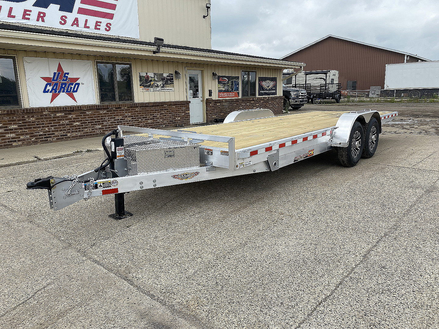 New 2025 H&H Trailers 82x24 Aluminum Speed Loader 14K Tilt Trailer