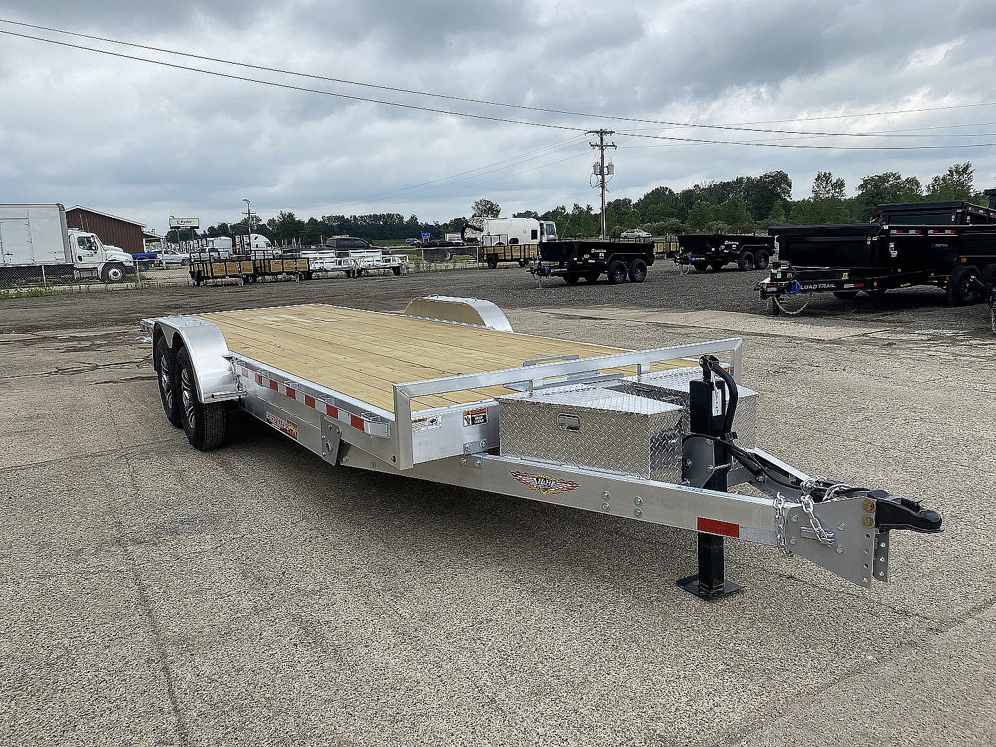 New 2025 H&H Trailers 82x24 Aluminum Speed Loader 14K Tilt Trailer