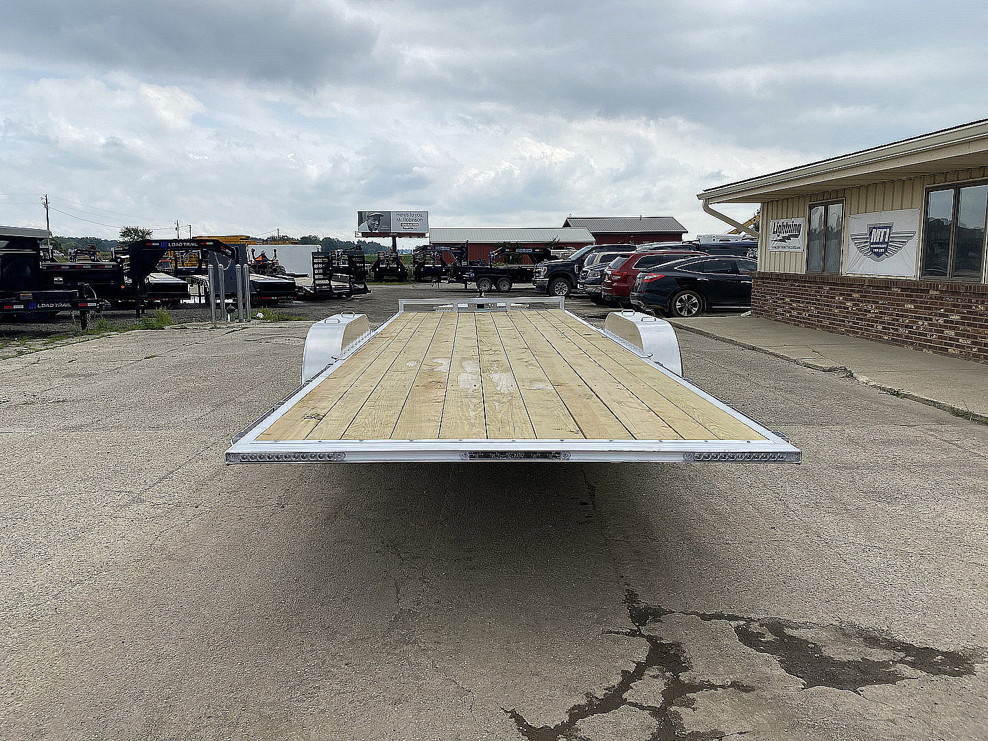 New 2025 H&H Trailers 82x24 Aluminum Speed Loader 14K Tilt Trailer