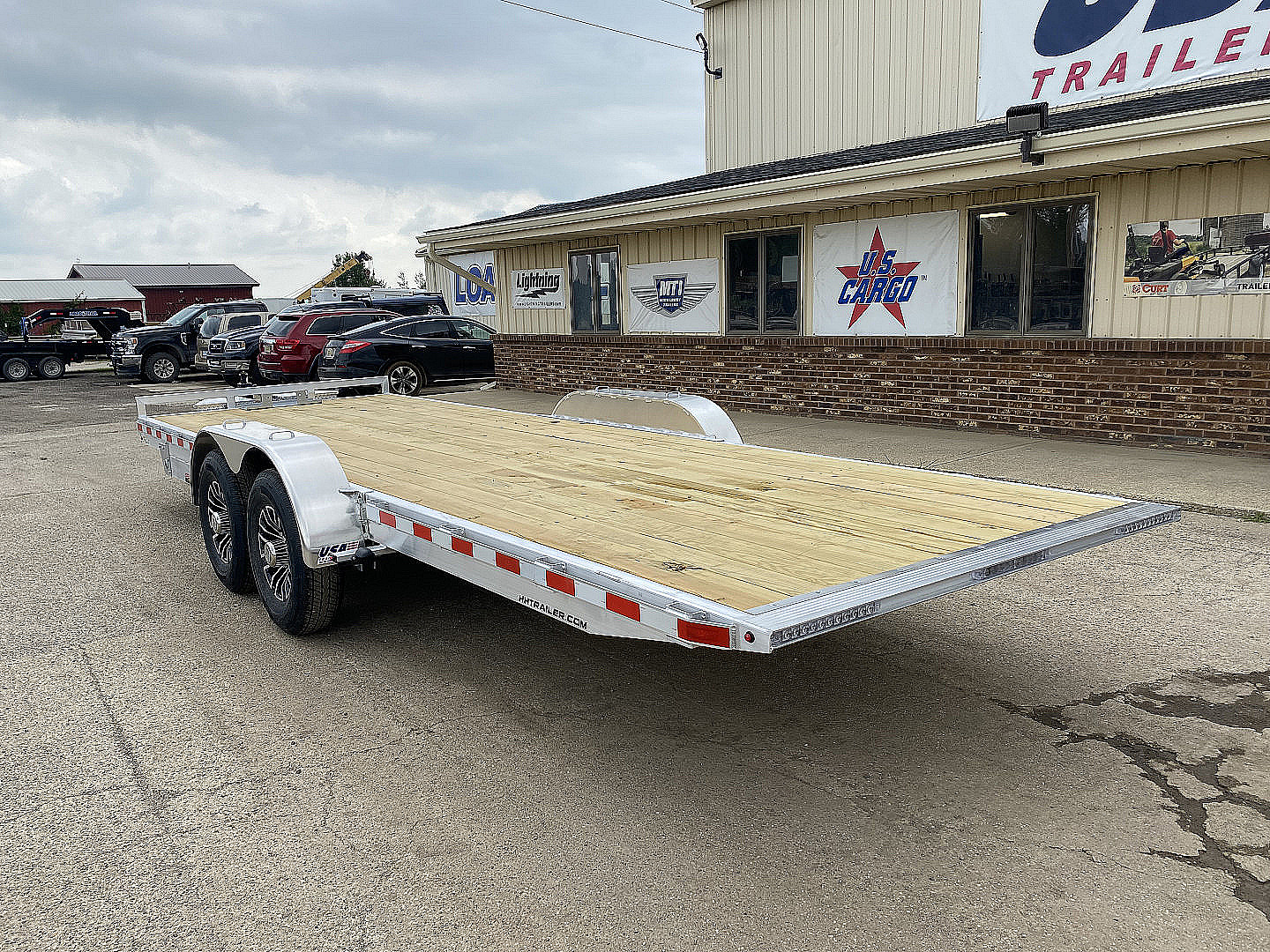 New 2025 H&H Trailers 82x24 Aluminum Speed Loader 14K Tilt Trailer