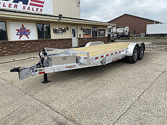 New 2025 H&H Trailers 82x24 Aluminum Speed Loader 14K Tilt Trailer