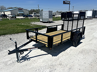 New 2026 Quality Steel and Aluminum 62 x10' Steel Utility Trailer