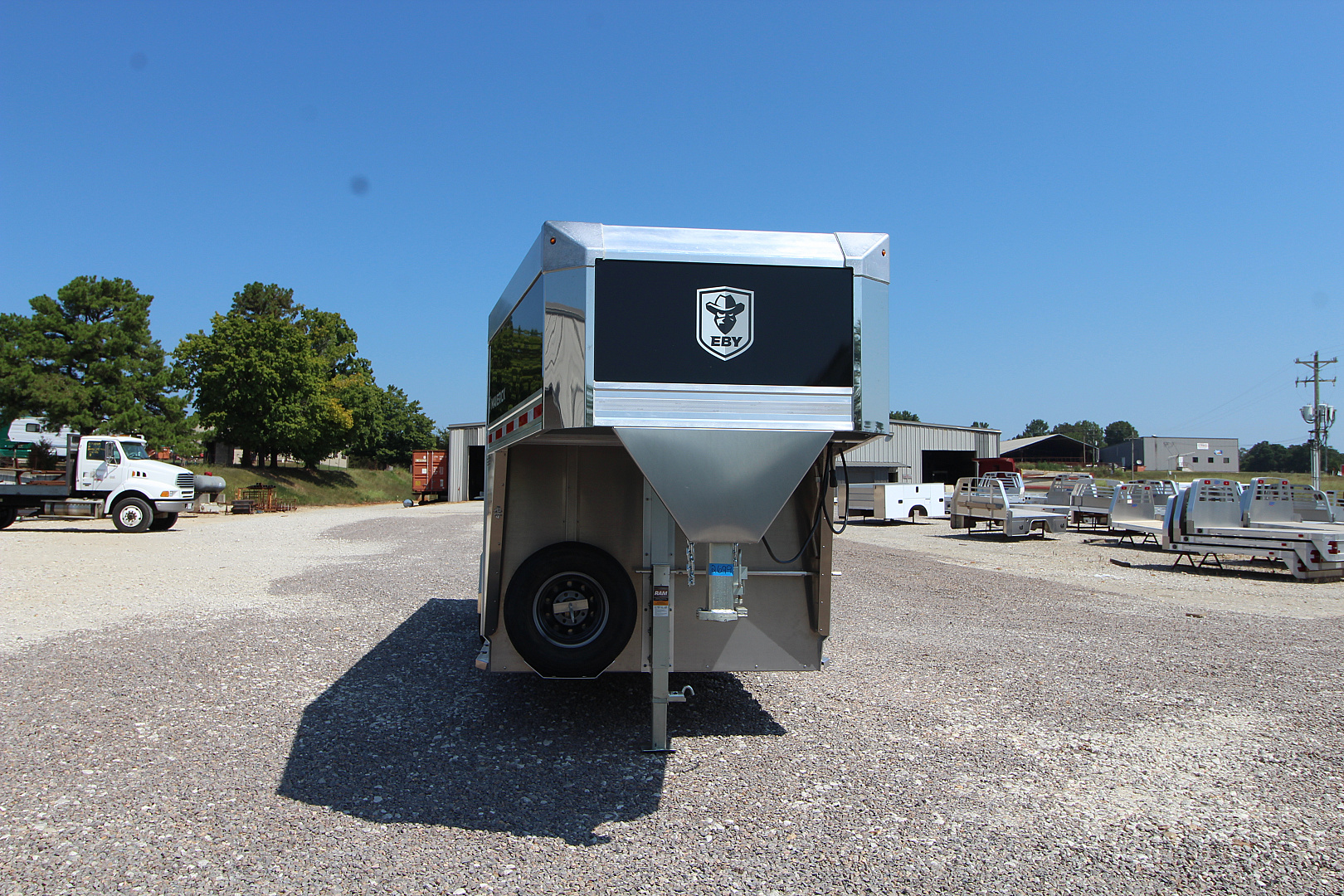 New 2026 EBY Trailers Maverick 6'11 x 24' Stock / Stock Combo Trailer