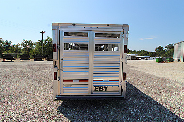 New 2026 EBY Trailers Maverick 6'11 x 24' Stock / Stock Combo Trailer