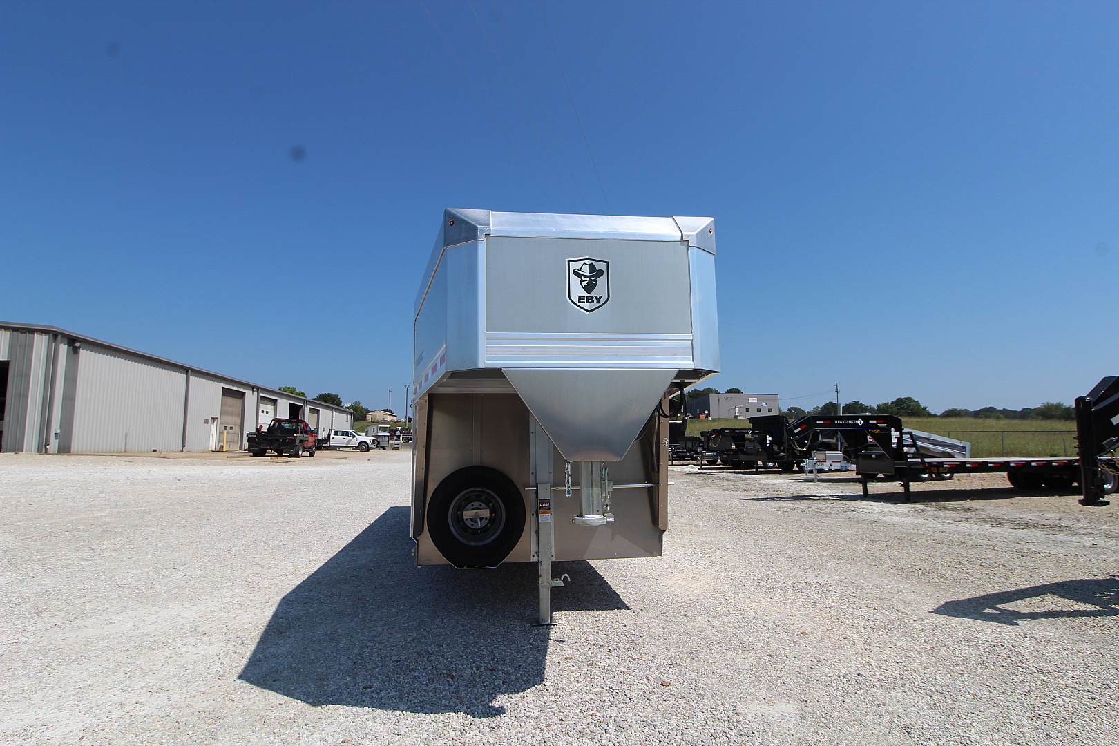 New 2026 EBY Trailers Maverick 6'11 x 24' Stock / Stock Combo Trailer