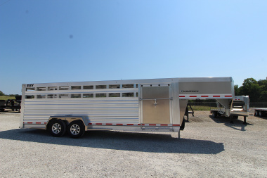 New 2026 EBY Trailers Maverick 6'11 x 24' Stock / Stock Combo Trailer