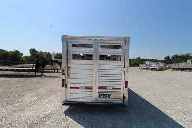 New 2026 EBY Trailers Maverick 6'11 x 24' Stock / Stock Combo Trailer