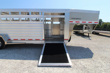 New 2026 EBY Trailers Maverick 6'11 x 24' Stock / Stock Combo Trailer