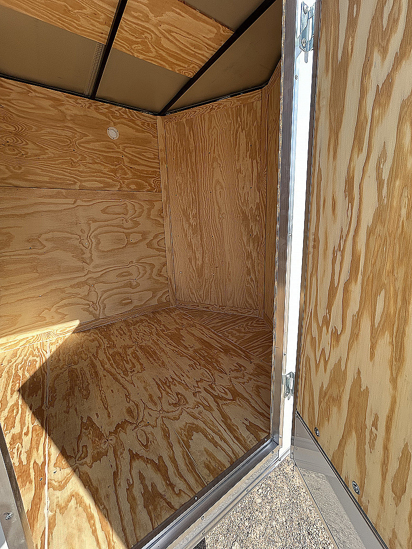 New 2025 Family Trailer 6x12 Tandem Axles Cargo / Enclosed Trailer-Screwless Exterior-REAR FOLDING DOORS