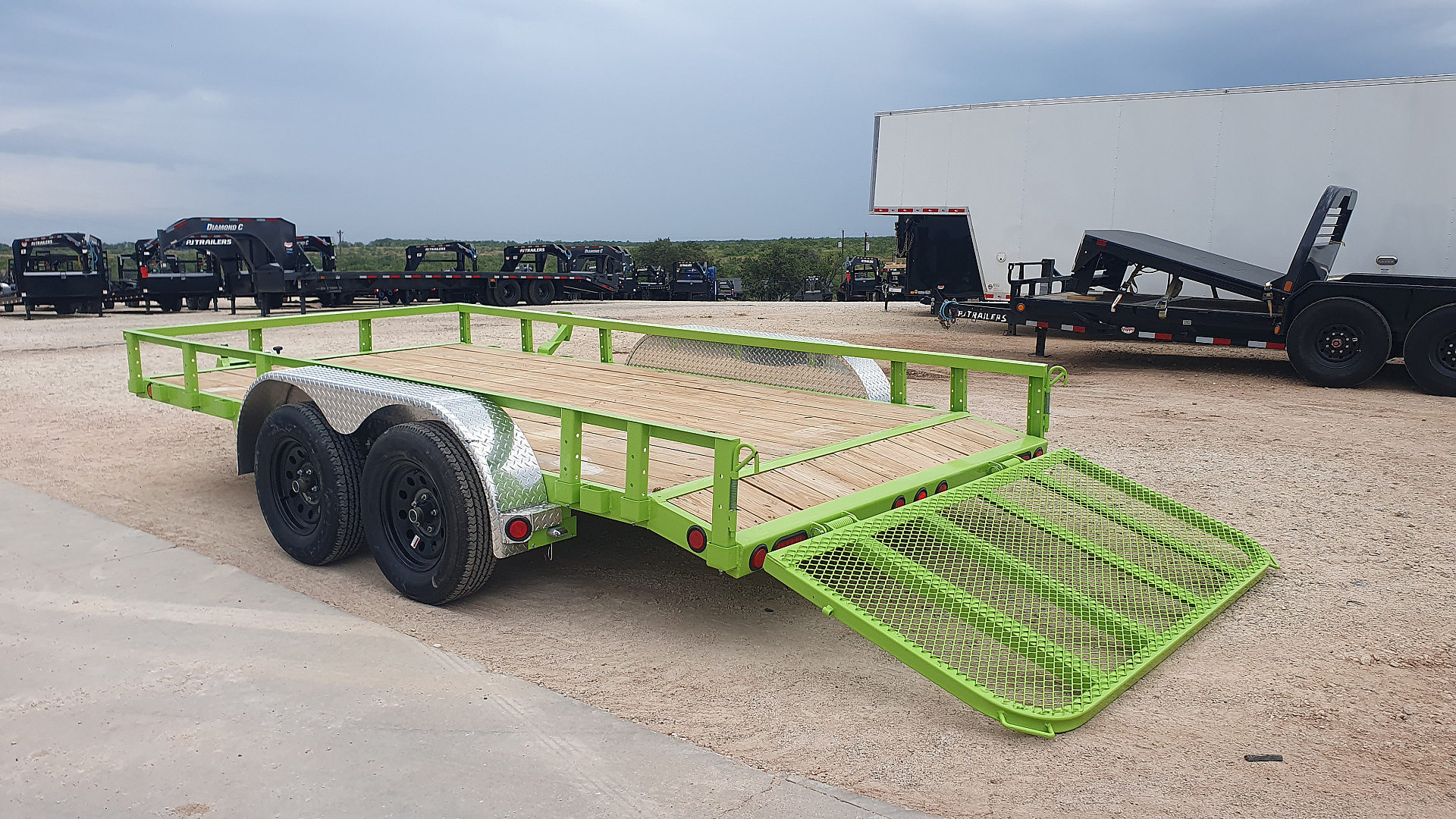 New 2026 PJ 83"x14' Tandem Axle Utility Trailer - UL