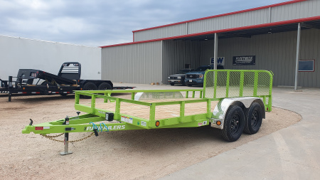 New 2026 PJ 83"x14' Tandem Axle Utility Trailer - UL