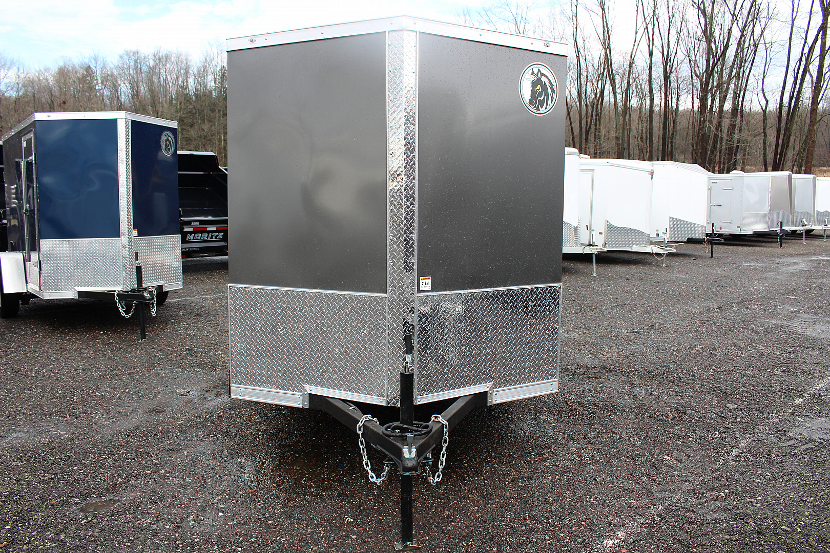 New 2026 Darkhorse Cargo 6' x 10' Enclosed Trailer - Double Rear Door - 6' Interior Height - 2990# GVW