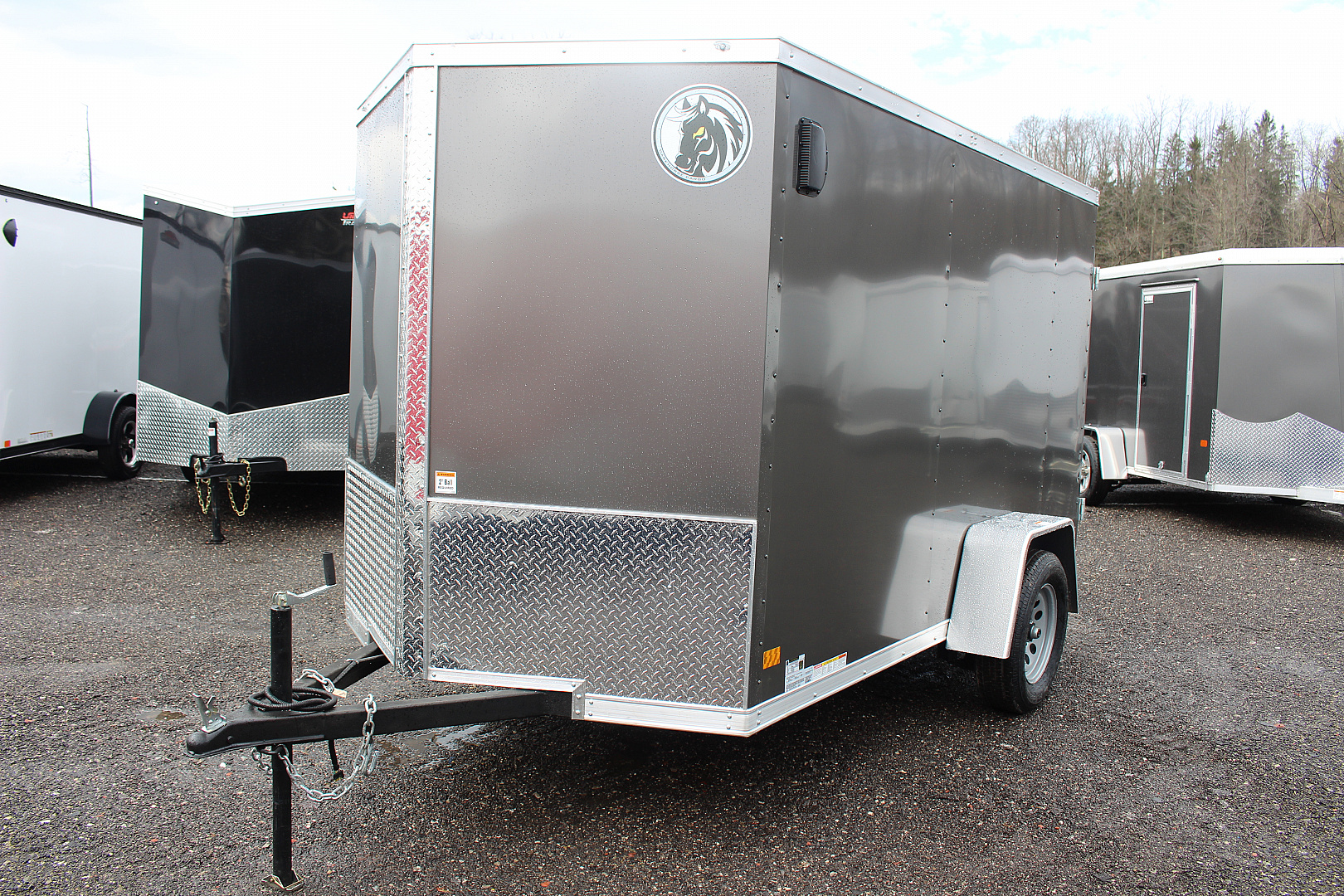 New 2026 Darkhorse Cargo 6' x 10' Enclosed Trailer - Double Rear Door ...
