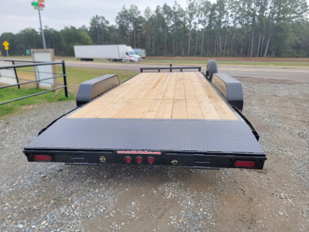 New 2025 Double A Trailers 20' x 83" Wood Floor Car Hauler
