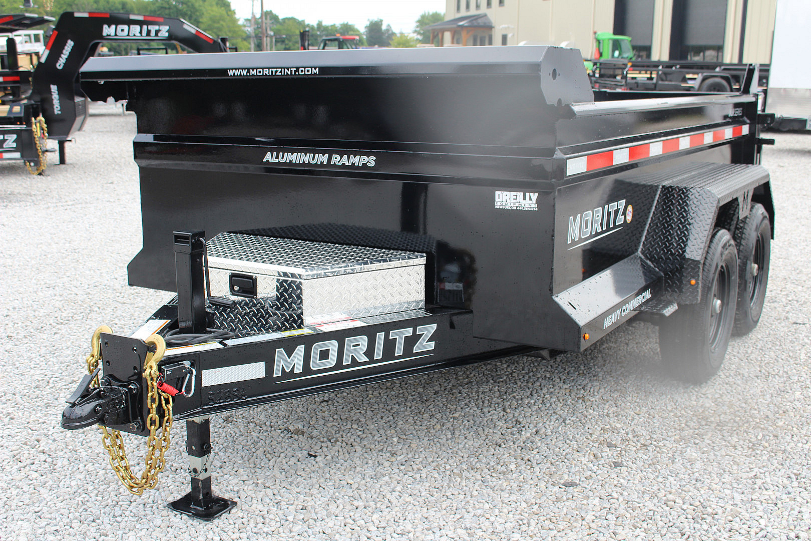 New 2025 Moritz 6' 2" x 10' Heavy Commercial DLH Series Dump Trailer - 9950# GVW