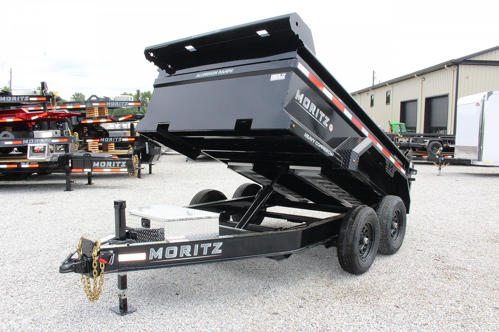 New 2025 Moritz 6' 2" x 10' Heavy Commercial DLH Series Dump Trailer - 9950# GVW