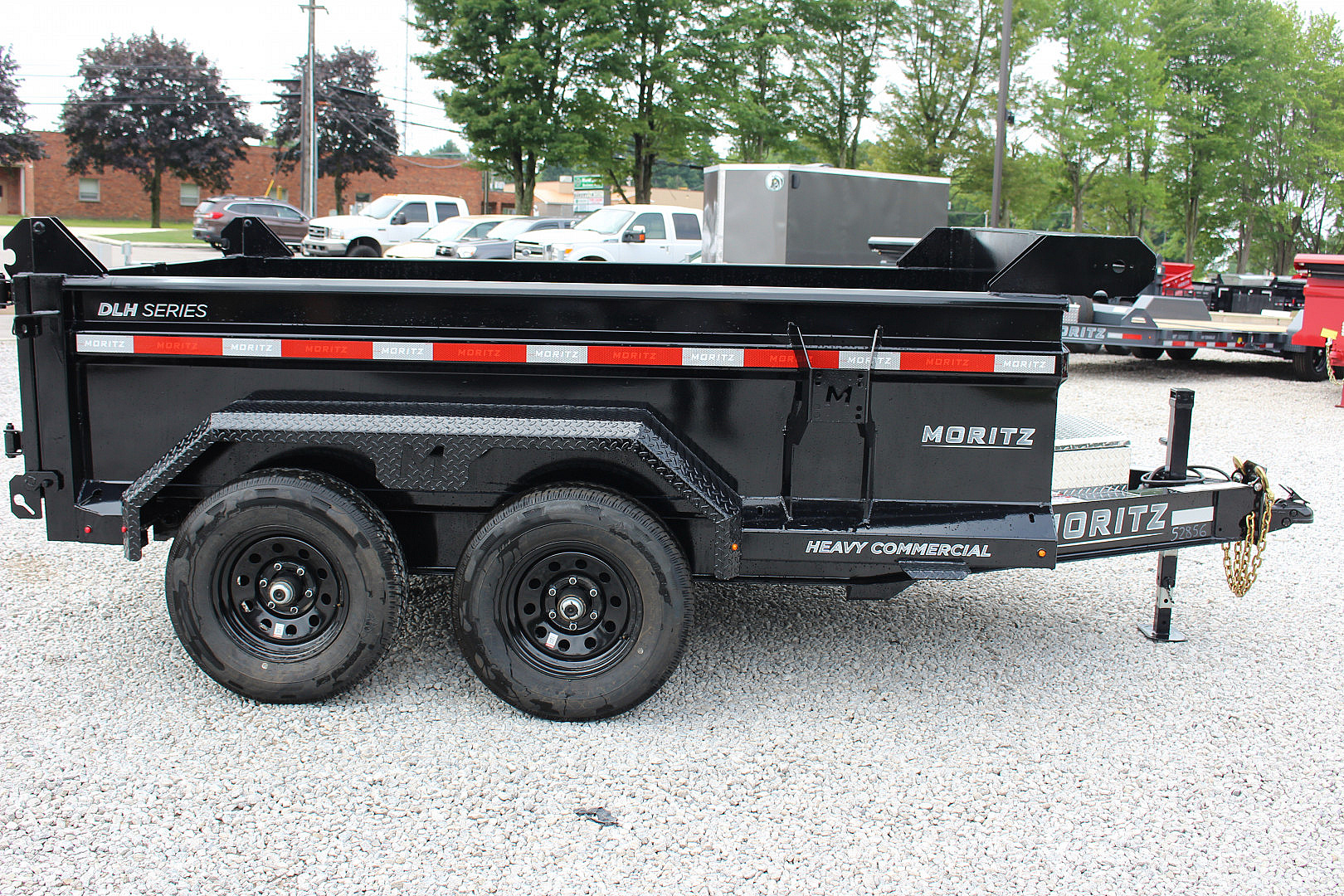 New 2025 Moritz 6' 2" x 10' Heavy Commercial DLH Series Dump Trailer - 9950# GVW