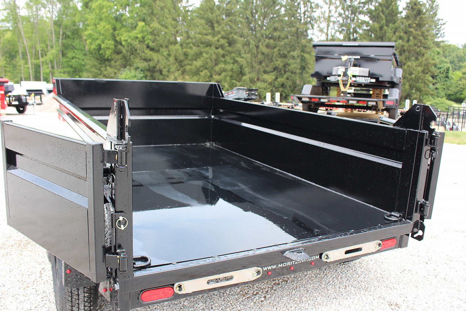 New 2025 Moritz 6' 2" x 10' Heavy Commercial DLH Series Dump Trailer - 9950# GVW