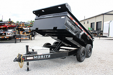 New 2025 Moritz 6' 2" x 10' Heavy Commercial DLH Series Dump Trailer - 9950# GVW