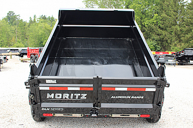 New 2025 Moritz 6' 2" x 10' Heavy Commercial DLH Series Dump Trailer - 9950# GVW