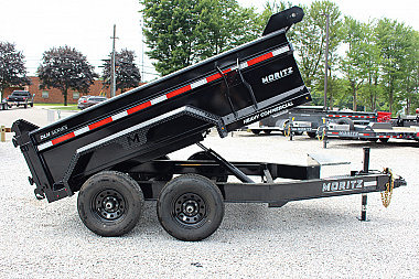 New 2025 Moritz 6' 2" x 10' Heavy Commercial DLH Series Dump Trailer - 9950# GVW