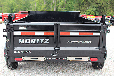 New 2025 Moritz 6' 2" x 10' Heavy Commercial DLH Series Dump Trailer - 9950# GVW