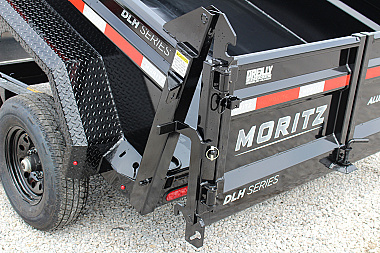 New 2025 Moritz 6' 2" x 10' Heavy Commercial DLH Series Dump Trailer - 9950# GVW