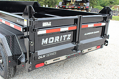 New 2025 Moritz 6' 2" x 10' Heavy Commercial DLH Series Dump Trailer - 9950# GVW
