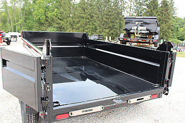 New 2025 Moritz 6' 2" x 10' Heavy Commercial DLH Series Dump Trailer - 9950# GVW