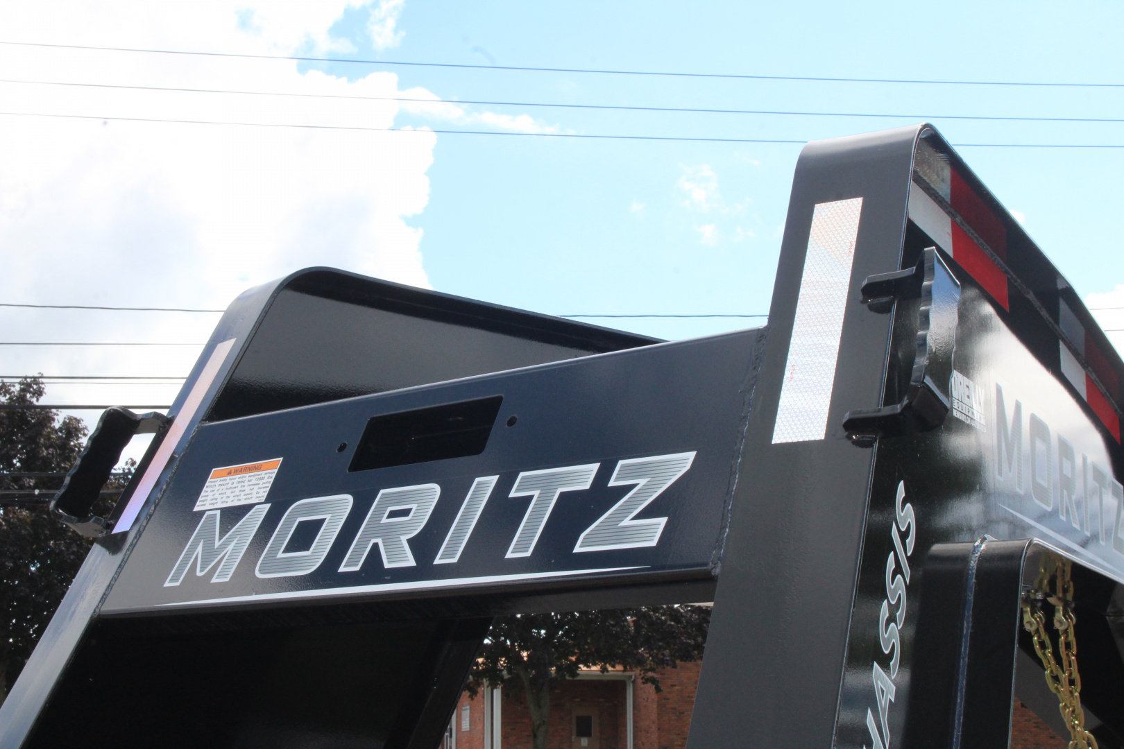 New 2025 Moritz FDGH Hydraulic Tail 34' GOOSENECK Deckover Flatbed Trailer- 25900# GVW