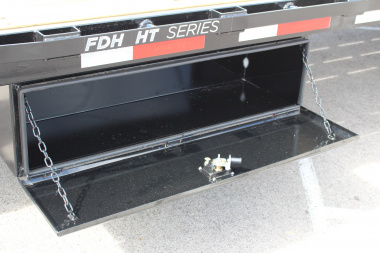 New 2025 Moritz FDGH Hydraulic Tail 34' GOOSENECK Deckover Flatbed Trailer- 25900# GVW