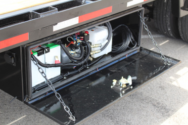 New 2025 Moritz FDGH Hydraulic Tail 34' GOOSENECK Deckover Flatbed Trailer- 25900# GVW