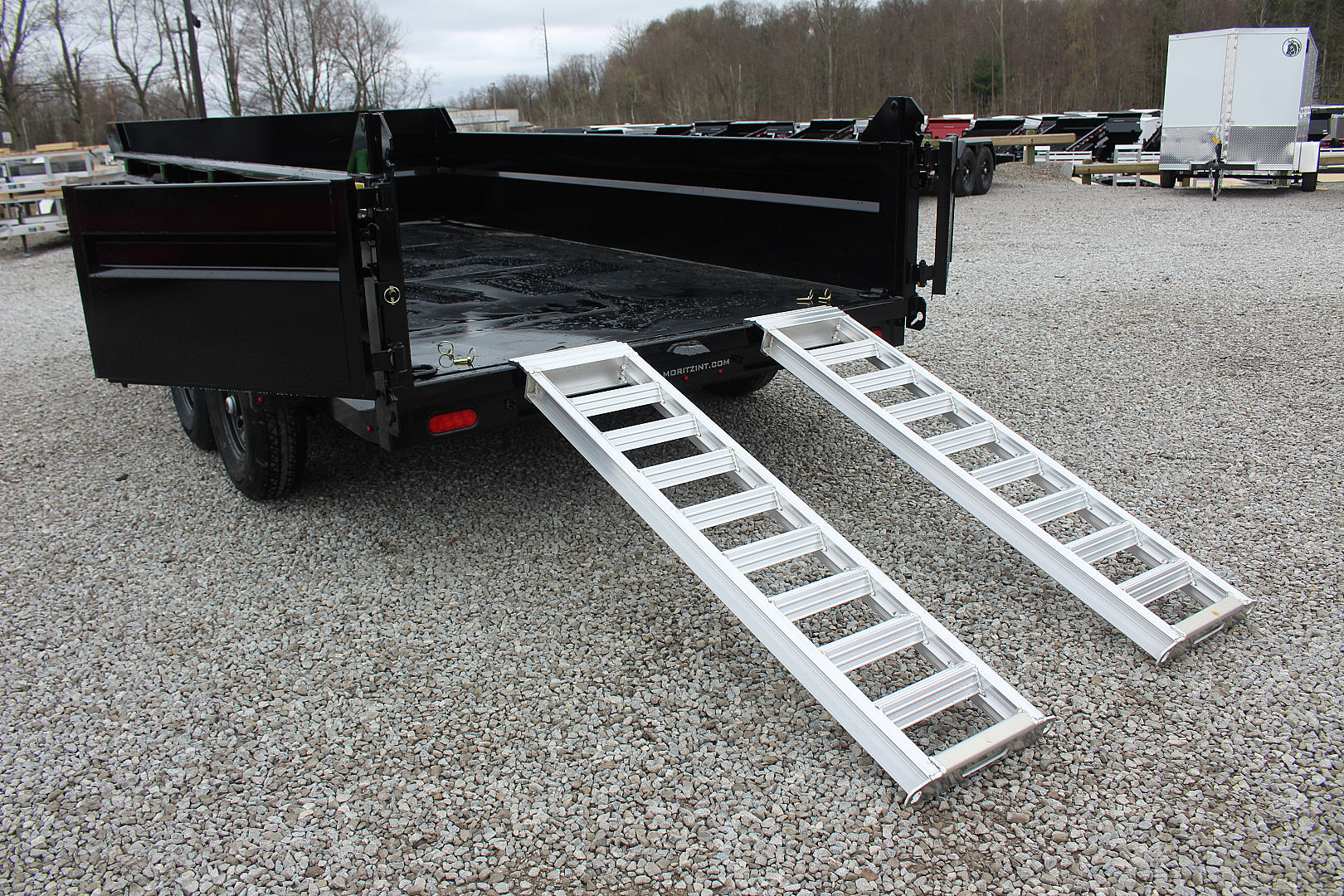 New 2026 Moritz 6' 10" x 14' Heavy Commercial DLH Series Dump Trailer - 14000# GVW